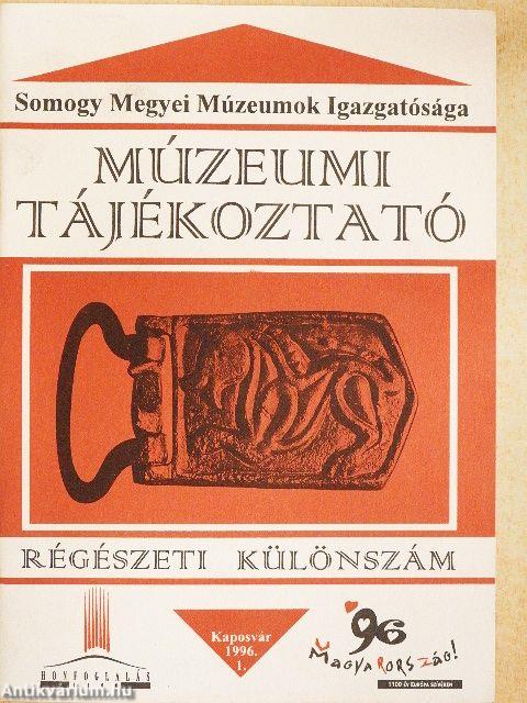 Múzeumi tájékoztató 1996/1.