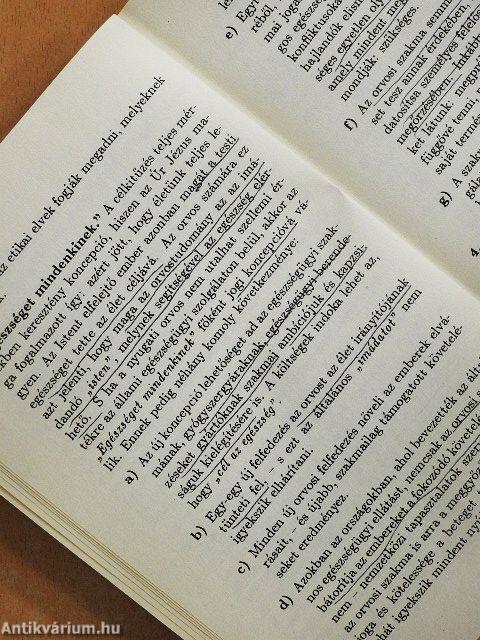 Keresztény orvosok a mai társadalomban