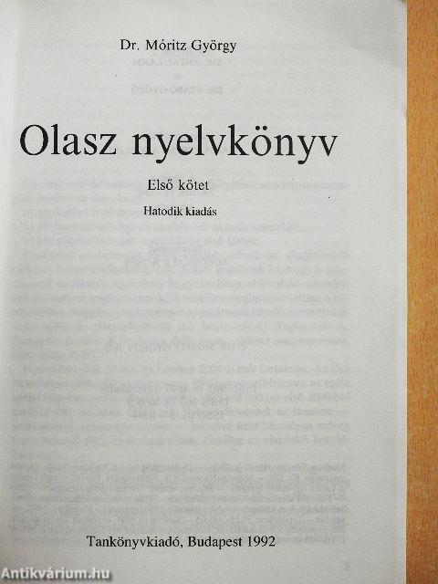 Olasz nyelvkönyv I.