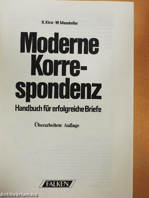 Moderne Korrespondenz