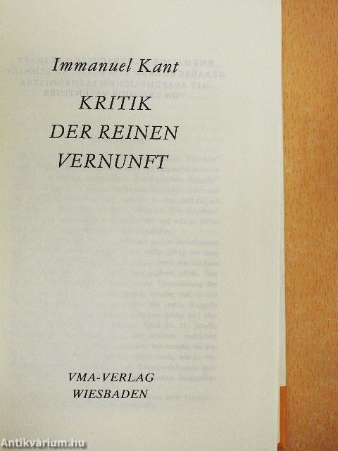 Kritik der Reinen Vernunft (gótbetűs)