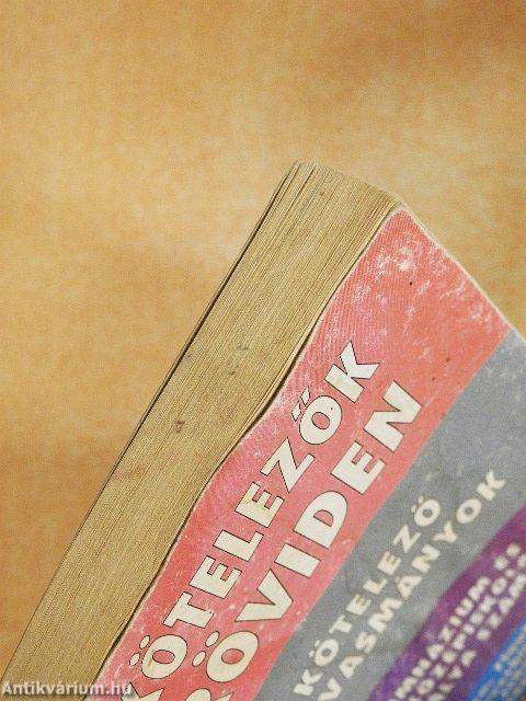 Kötelező olvasmányok