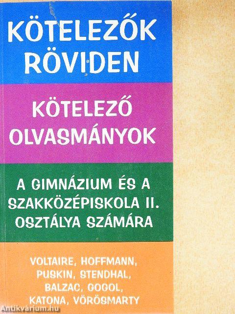 Kötelező olvasmányok