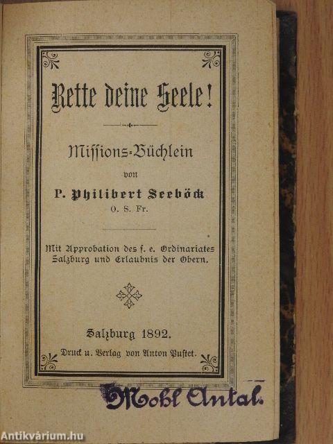 Rette deine Seele! (gótbetűs)