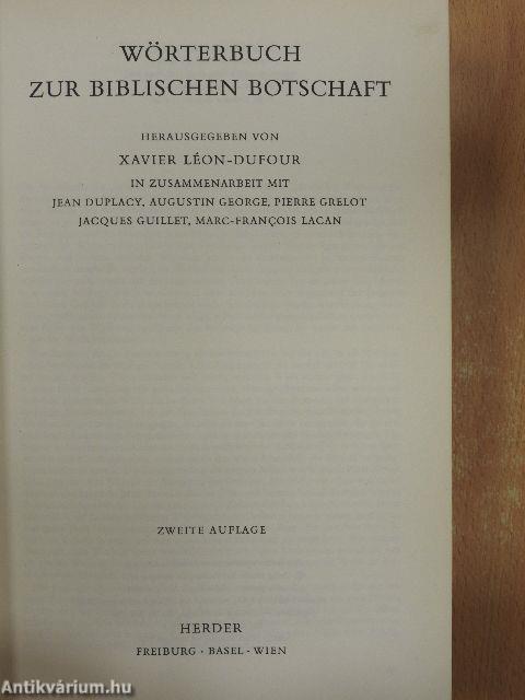 Wörterbuch zur Biblischen Botschaft