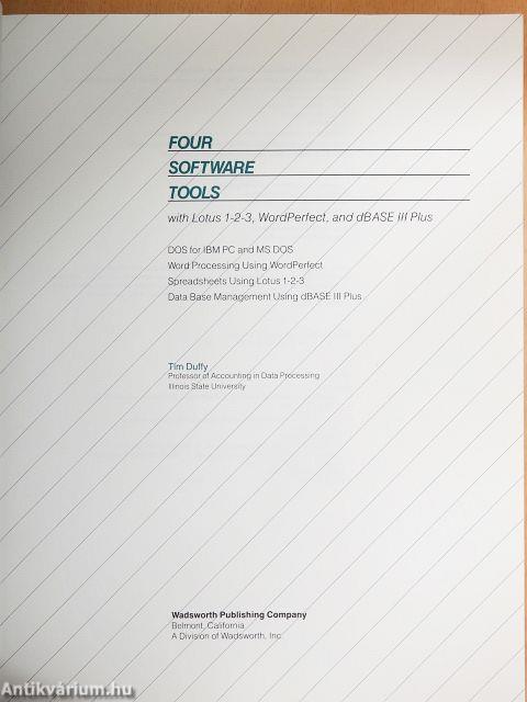Four Software Tools