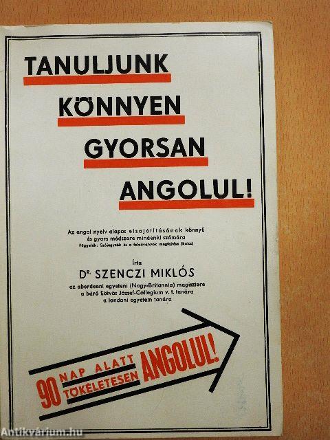 Tanuljunk könnyen, gyorsan angolul!