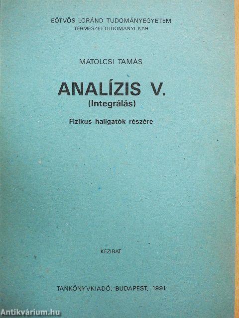 Analízis V.