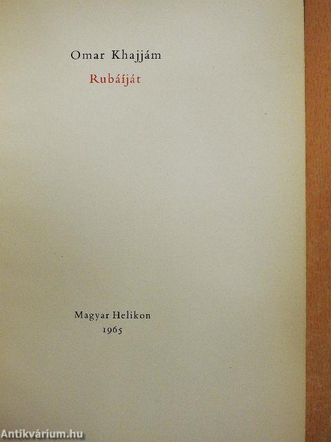 Rubáíját