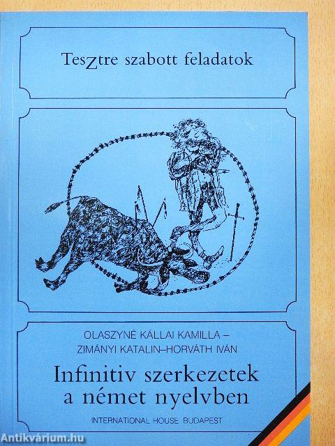 Infinitiv szerkezetek a német nyelvben