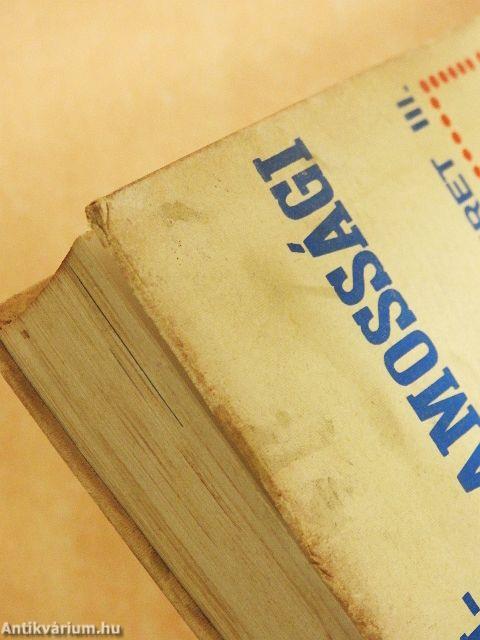 Gépjármű-villamossági műszerész szakmai ismeret III.