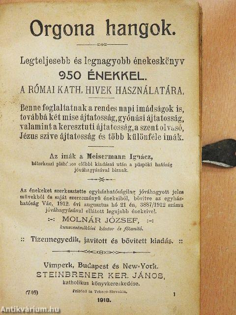 Orgona hangok (rossz állapotú)