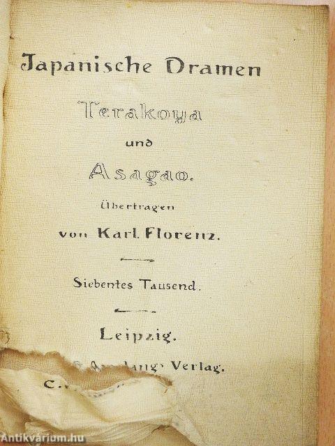Japanische Dramen - Terakoya und Asagao (rossz állapotú)