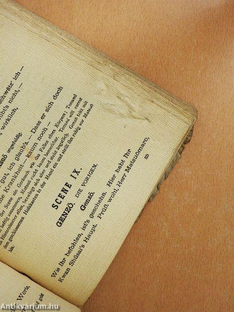 Japanische Dramen - Terakoya und Asagao (rossz állapotú)