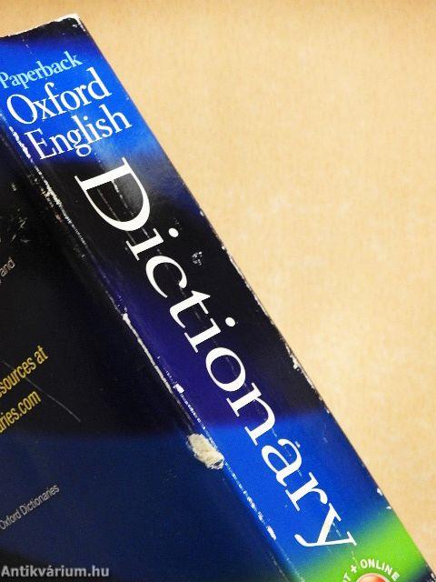 Paperback Oxford English Dictionary