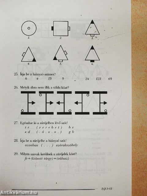 Intelligencia teszt I. Q.