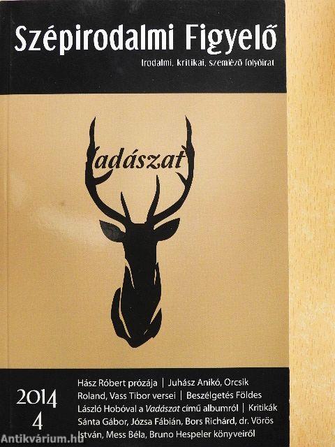 Szépirodalmi Figyelő 2014/4.