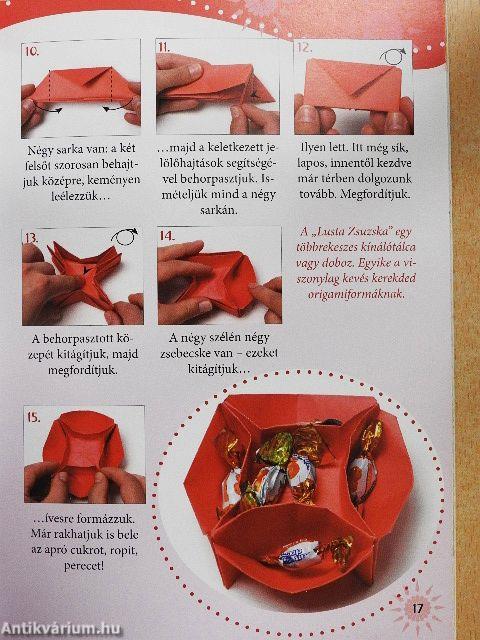 Origami lakásdíszítés