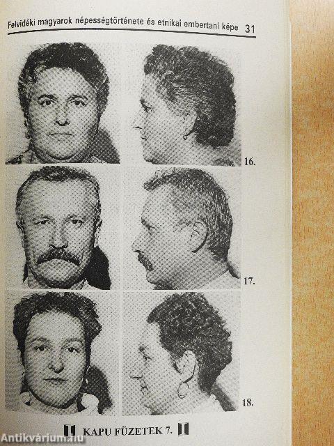 Felvidéki magyarok népességtörténete és etnikai embertani képe