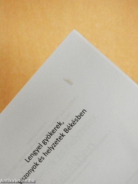 Lengyel gyökerek, viszonyok és helyzetek Békésben