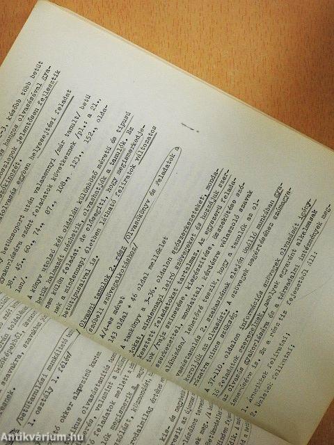 Pedagógiai program 1. osztály