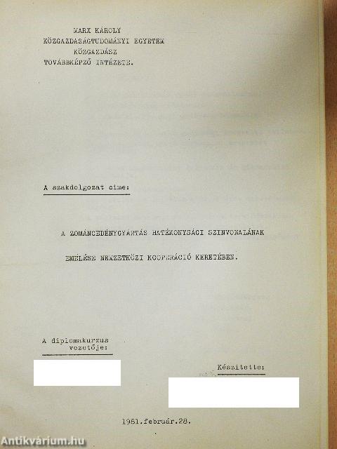 A zománcedénygyártás hatékonysági színvonalának emelése nemzetközi kooperáció keretében