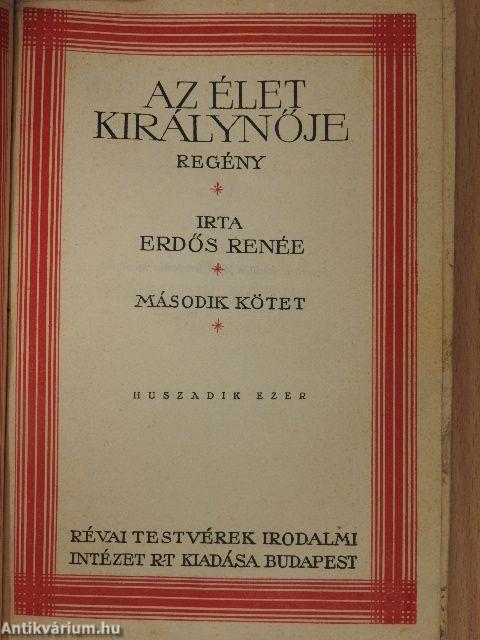 Az élet királynője I-II. (rossz állapotú)