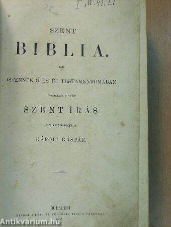 Szent Biblia