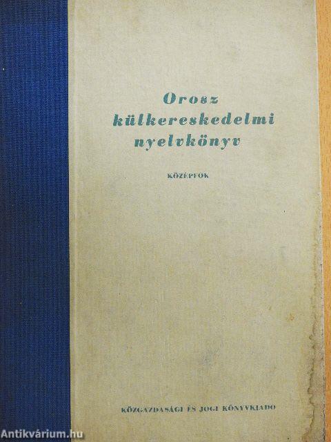 Orosz külkereskedelmi nyelvkönyv