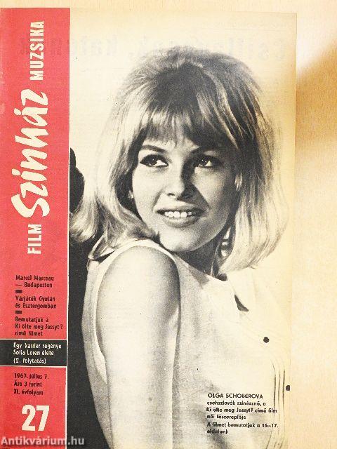 Film-Színház-Muzsika 1967. július-december (fél évfolyam)