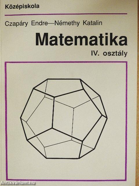 Matematika IV.