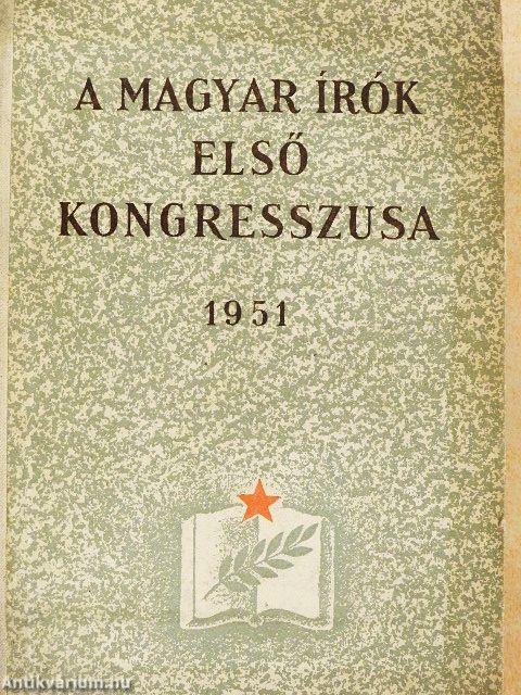 A magyar írók első kongresszusa
