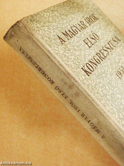 A magyar írók első kongresszusa