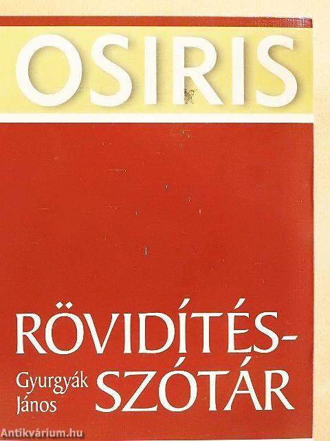 Rövidítésszótár