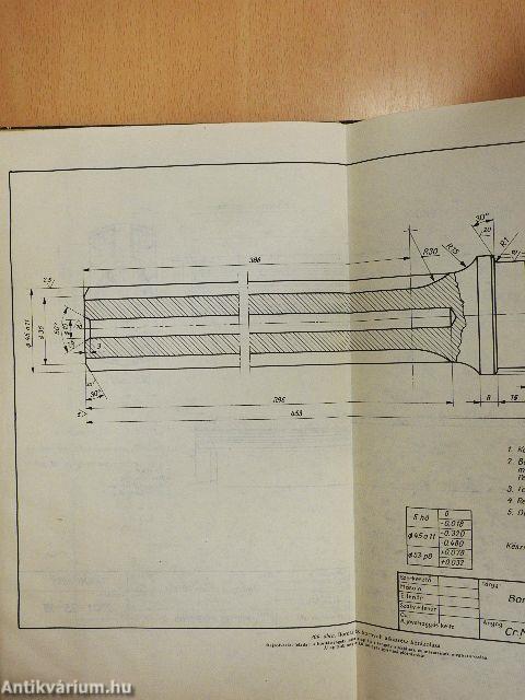 Géplakatos és autószerelő szakrajzi és rajzolvasási példatár