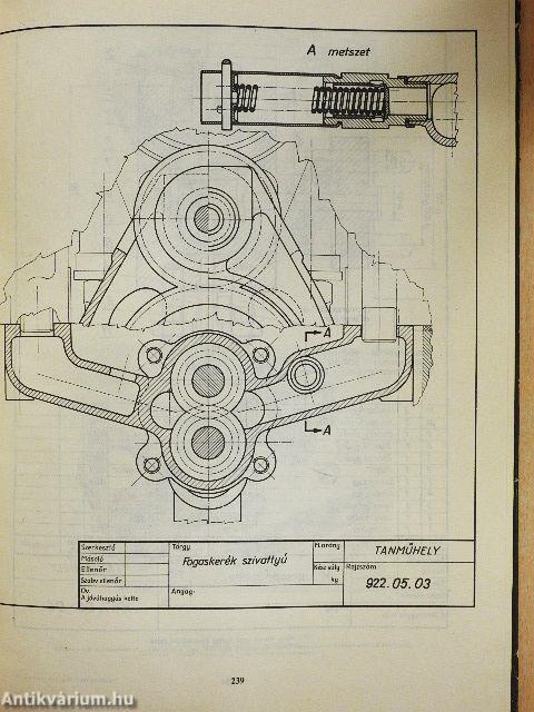 Géplakatos és autószerelő szakrajzi és rajzolvasási példatár