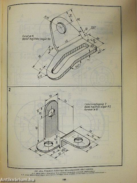 Géplakatos és autószerelő szakrajzi és rajzolvasási példatár