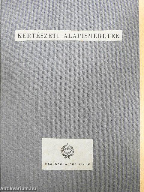 Kertészeti alapismeretek