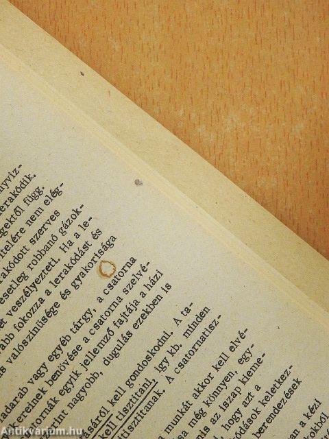 Vízellátás és csatornázás I.