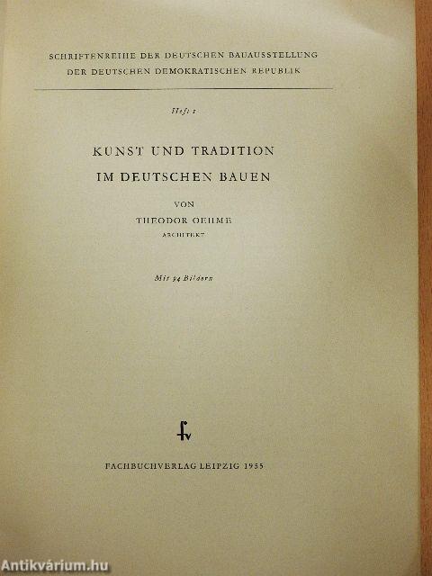 Kunst und Tradition im Deutschen Bauen