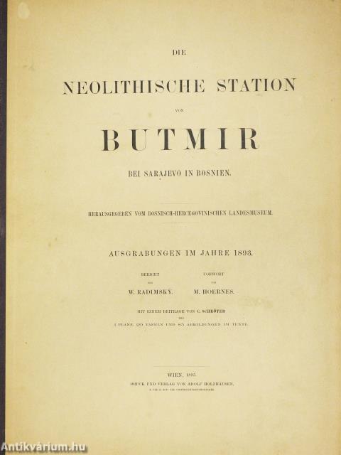 Die Neolithische Station von Butmir bei Sarajevo in Bosnien (rossz állapotú)