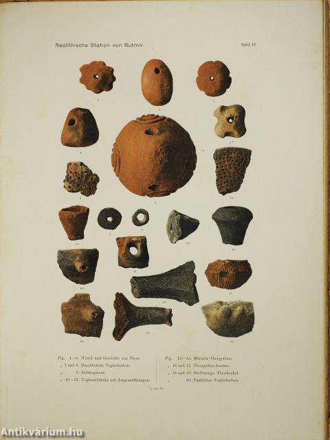 Die Neolithische Station von Butmir bei Sarajevo in Bosnien (rossz állapotú)