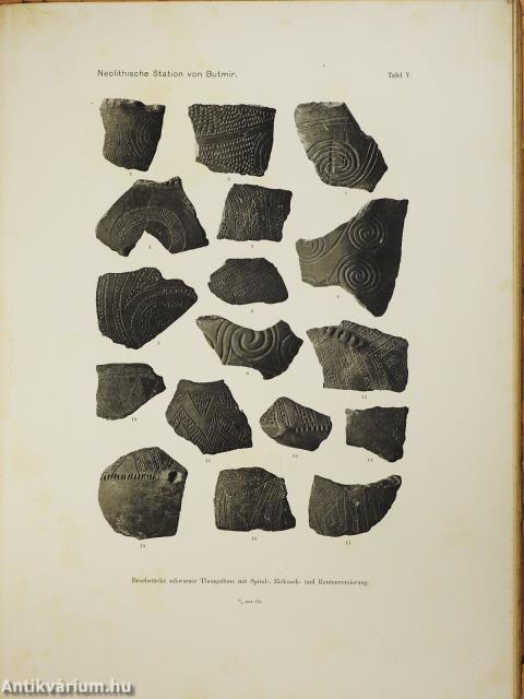 Die Neolithische Station von Butmir bei Sarajevo in Bosnien (rossz állapotú)