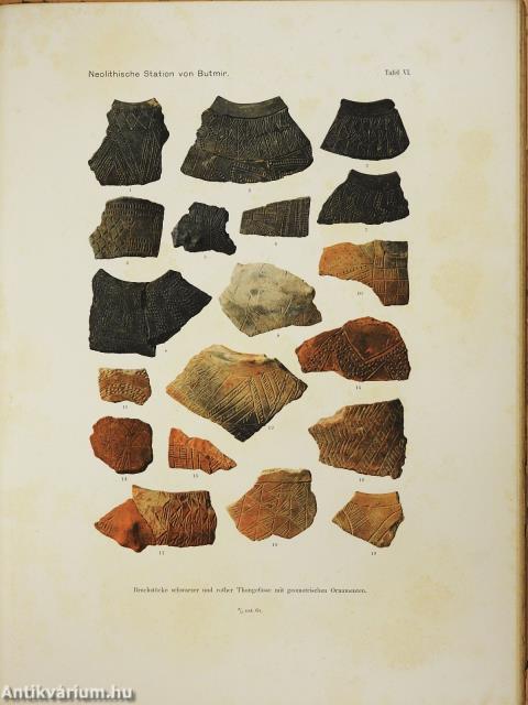 Die Neolithische Station von Butmir bei Sarajevo in Bosnien (rossz állapotú)