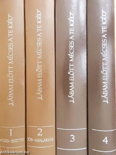 "Lábam előtt mécses a Te igéd" I-IV. (dedikált példány)