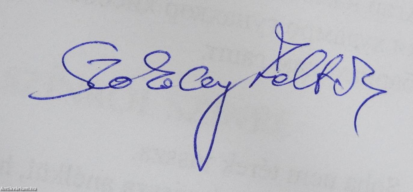 Lassan, Atyám (dedikált példány)