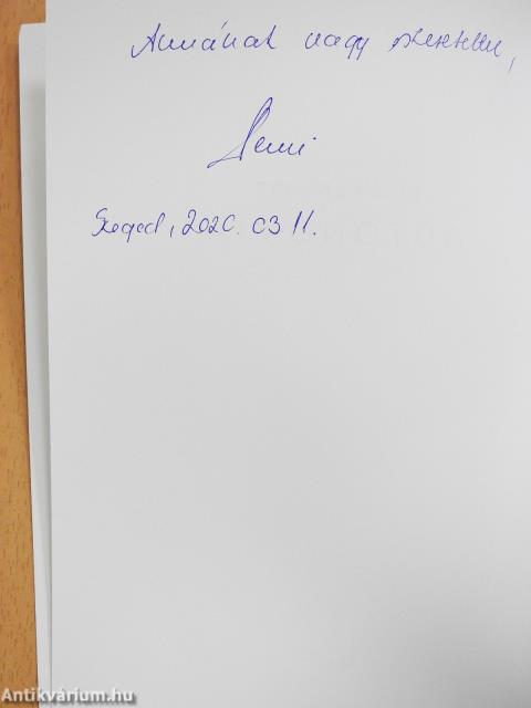 Autonőmia (dedikált példány)