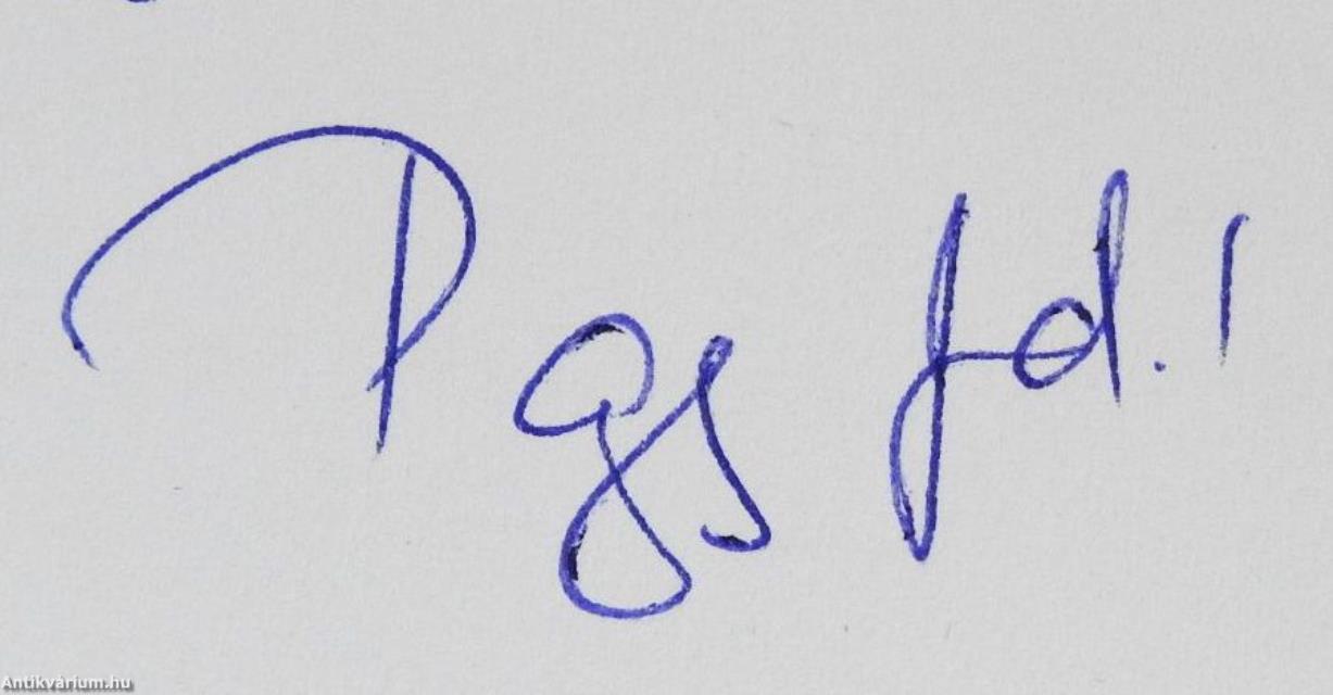 Ahogy a madár énekel... (dedikált példány)