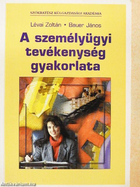 A személyügyi tevékenység gyakorlata