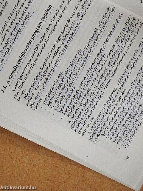 A személyügyi tevékenység gyakorlata